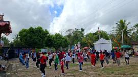 JALAN SEHAT DAN SENAM MASAL MEMPERINGATI HUT RI KE 80